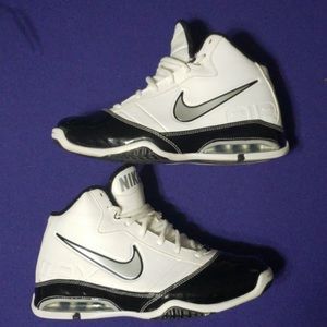 Nike air max high top black and white sneakers